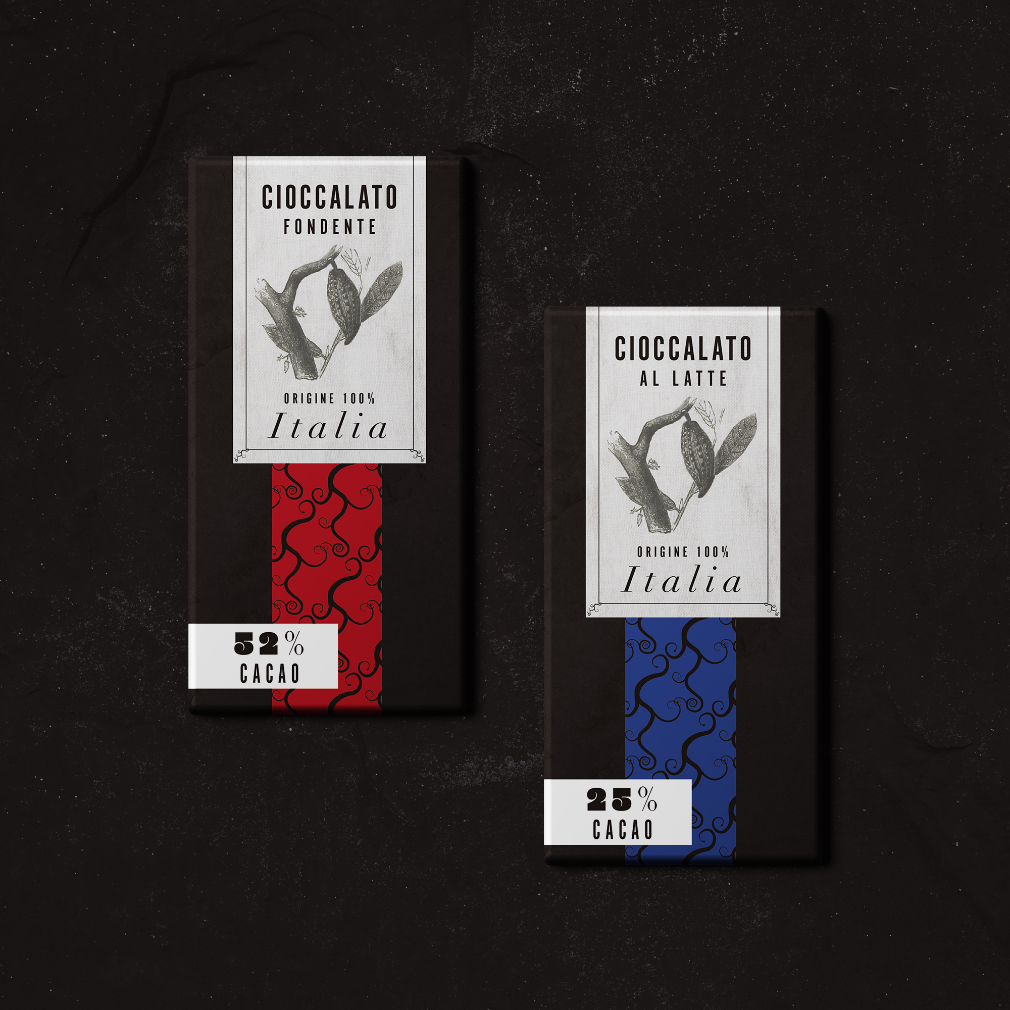 Packaging Design: Barrette di cioccolata